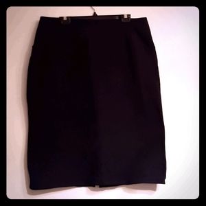 Woman with control skirt